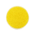 Gros plan de perles de rocaille en verre jaune transparent 2mm pour bijoux DIY - 1800 Pièces/Paquet (2mm/18g) / Jaune Vif