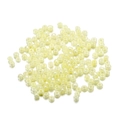 Macro de perles de rocaille de 4 mm jaune crème nacré pour la création de bijoux DIY - 300 Pièces/Paquet/28g / Jaune