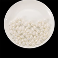 Perles gouttes en acrylique blanc facetté avec éclat AB pour création de bijoux - Perles Facettées en Goutte / 100 Pièces/Paquet (8*13mm) / Blanc