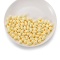 Détails macro de perles goutte à facettes en acrylique jaune crème pour bijoux DIY - Perles Facettées en Goutte / 50 Pièces/Paquet (8*13mm) / Jaune