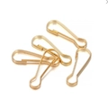 Lot de cinq fermoirs à ressort en métal doré pour bijoux DIY et porte-clés - 2.7cm (100 Pièces) / Or KC