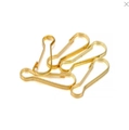 Fermoirs en métal doré brillant pour bijoux DIY et accessoires de sacs - 2.7cm (100 Pièces) / Or