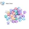 9mm ster acryl kralen in macaron kleuren voor DIY sieraden maken en hobby benodigdheden - Ster Gemengde Kralen / 100 stuks