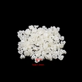Perline a fiore ABS bianco perlato da 6mm per gioielli fai-da-te con foro da 1,3mm - Fiore a tre petali (6mm) / 20 Pezzi/Confezione
