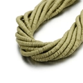 6mm olive green heishi clay beads for DIY jewelry making bohemian bracelets - 6mm/40cm / Army Green