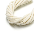 Creamy white 6mm Bohemian polymer clay Heishi beads for DIY jewelry making - 6mm/40cm / Apricot