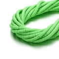 Strand of light green 6mm heishi polymer clay disk beads for DIY jewelry making - 6mm/40cm / Green