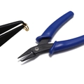 Blue non-slip handle split ring pliers for DIY jewelry making and precision beading - Split Ring Pliers