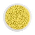 Perline di vetro gialle da 2mm per gioielli fai-da-te in un contenitore circolare - 2mm Circa 1800pz/Confezione/18g / Giallo
