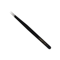 Precision black anti-static ESD-11 tweezers with stainless steel tips for jewelry - Slender Straight Tip Style (ESD-11)