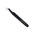 Precision anti-static curved tweezers ESD-15 with black matte finish for jewelry - Curved Eagle Mouth Tip Style (ESD-15)