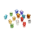 Mix of 2mm faceted glass bugle beads in multiple colors for DIY jewelry making and crafts - 1800 pcs/Pack (2mm) / Multicolor