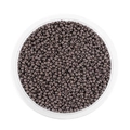 Perline di vetro opache viola da 2mm in contenitore per creazione gioielli DIY - 2mm Circa 1800pz/Confezione/18g / Cioccolato