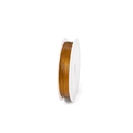 DIY jewelry beading wire in deep bronze finish wound on a white plastic spool - Ultra-Fine Style