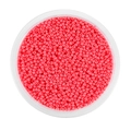Perline di vetro 2mm rosa neon per gioielli fai-da-te in un contenitore circolare - 2mm Circa 1800pz/Confezione/18g / Rosso Anguria