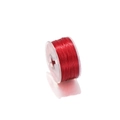 Détail du fil de nylon rouge 0,3mm sur bobine pour la création de bijoux artisanaux - 0.3mm Diamètre / Rouge