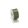 Détail de fil de perles en nylon vert foncé 0,3 mm sur bobine pour création de bijoux - 0.3mm Diamètre / Vert clair