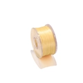 Détail du fil de perles en nylon jaune clair sur bobine pour création de bijoux - 0.3mm Diamètre / Light jaune
