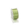 Vue macro d'un fil de nylon vert clair de 0,3 mm sur bobine transparente pour bijoux DIY - 0.3mm Diamètre / Vert clair