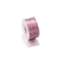Vue détaillée du fil de nylon rose sur bobine pour création de bijoux DIY et perlage - 0.3mm Diamètre / Violet