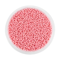 Forniture per gioielli fai da te perline di vetro rosa 2mm in contenitore trasparente - 2mm Circa 1800pz/Confezione/18g / Rosa Opaco