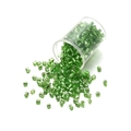 2mm emerald green cylindrical glass spacer beads for DIY jewelry and embroidery - 2mm (1800 Pieces/Pack) / Green
