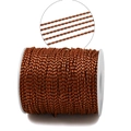 Detalle de cadena cilíndrica de bronce de 1,5mm en rollo para creación de joyas DIY - 1,5mm (90m/Rollo) / Cobre rojo antiguo
