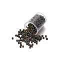 2mm bronze and black nickel AB glass seed beads in a transparent cylinder container - 2.0mm (Approx. 1800pcs/17g) / Coffee Gray