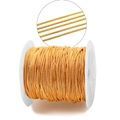 Dettaglio di catene a serpente dorate per gioielli fai da te su un rotolo da 90 metri - 1.6mm (2m/33g) / Oro