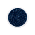 Donkerblauwe ronde glazen kralen in transparante container voor DIY sieraden maken - 3mm (600 Stuks/Verpakking) / Donkerblauw