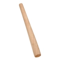 Detailed view of the smooth solid wood mandrel tool for ring sizing and metal repair - Solid Wood Mandrel