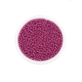Diep magenta glazen zaadkralen voor DIY sieraden in een transparante ronde container - 3mm (600 Stuks/Verpakking) / Dieproze