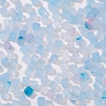Macro shot of square acrylic beads with blue marble textures for DIY jewelry making - 20 Pieces Set / Blue