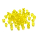 Cuentas de cristal facetado amarillo brillante para joyería DIY y manualidades hand - Transparente Amarillo Limón