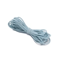 Cordino elastico in nylon blu chiaro da 2,5 mm per gioielli fai-da-te e elastici per capelli - (Diametro del Filo Circa 2.5mm) 2 Metri / Blu lago