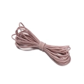 Cordoncino elastico in nylon ondulato rosa polvere 2,5 mm per gioielli e capelli DIY - (Diametro del Filo Circa 2.5mm) 2 Metri / Rosa Chiaro