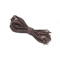 Cordino elastico in nylon marrone da 2,5mm per elastici per capelli e fai da te - caffè