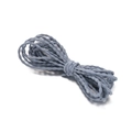 Cordino elastico in nylon grigio da 3 mm con trama ondulata per elastici fai da te - 3mm 2m/confezione / Grigio Blu