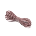 Corda elastica per capelli in nylon da 3mm color rosa antico per gioielli fai-da-te - Rosa Chiaro