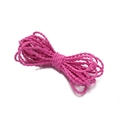 Elastico per capelli rosa da 3 mm con trama ondulata per gioielli e accessori fai da te - Rosa Rossa