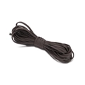 Dunkelbraune 3mm elastische Rundschnur für DIY Schmuck und Haargummis - Kaffeebraun