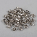 Perles de cristal en verre bicone gris fumé de 4mm avec facettes pour bijoux DIY - Transparent AB Gris Foncé