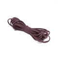 3mm dunkelviolette elastische Kordel mit Webstruktur für DIY-Schmuck und Haargummis - Traubenlila