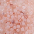 8mm light pink acrylic stone-like beads with red textures for DIY jewelry making - 8mm (2mm Hole) 20 Pieces / Dusty Pink