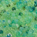 8mm mint green and lake blue acrylic beads with marble swirl texture for DIY jewelry - 8mm (2mm Hole) 20 Pieces / Green