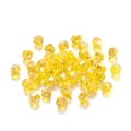 Sparkling lemon yellow faceted crystal glass bicone beads for DIY jewelry making - 4mm (200pcs/bag) / Transparent AB Lemon Yellow