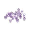 DIY jewelry crystal beads in light purple faceted glass for handmade accessory design - Transparent AB-Royal Purple