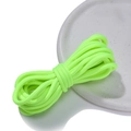 Fluorescent green 5mm nylon paracord with durable twill weave for DIY crafts - 5mm/5m/Approx 35g / Fluorescent Green