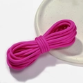 Rose red 5mm wear-resistant nylon paracord rope bundle for DIY handmade weaving - 5mm/5m/Approx 35g / Rose Red