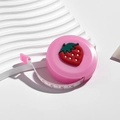 Mini metro a nastro retrattile fragola rosa per misurazione corpo e vestiti - Fragola